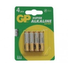 GP - Piles LR03 - AAA- ALCALINE par 4 - 1.5V