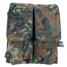 Poche MOLLE Double Chargeur M4 - BW Flecktarn