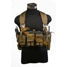 Pantac Chest Rig M4 couleur Coyote Brown